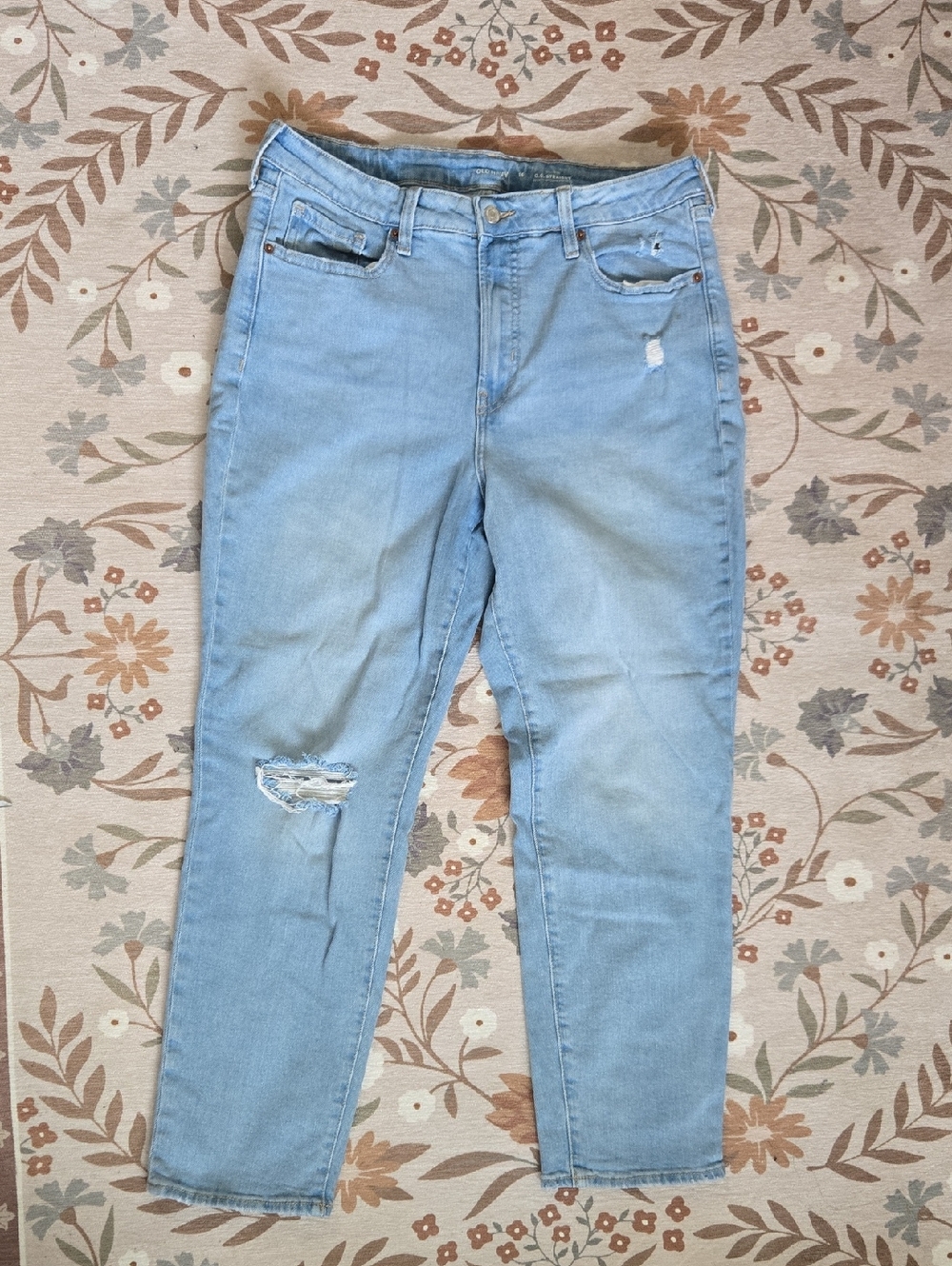 Old Navy OG Straight Light Wash Size 14 Jeans